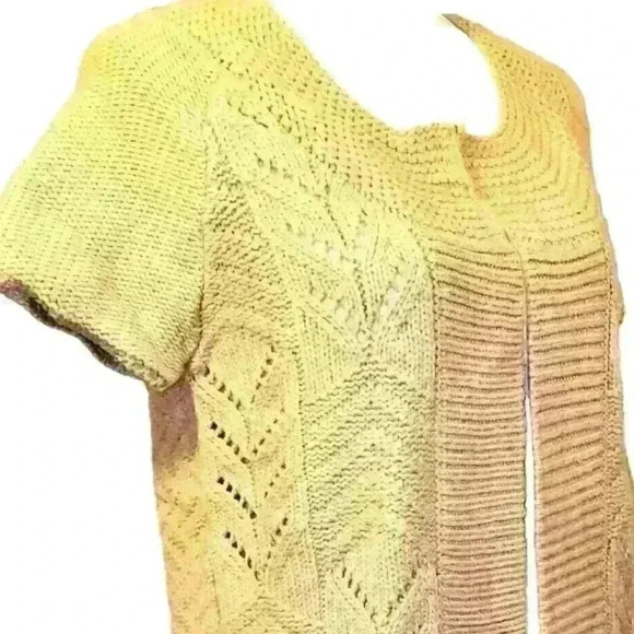 WORTHINGTON Womans TAUPE Knit ALL SEASON Open Front SHRUG Cardigan Sweater Med - Picture 3 of 7